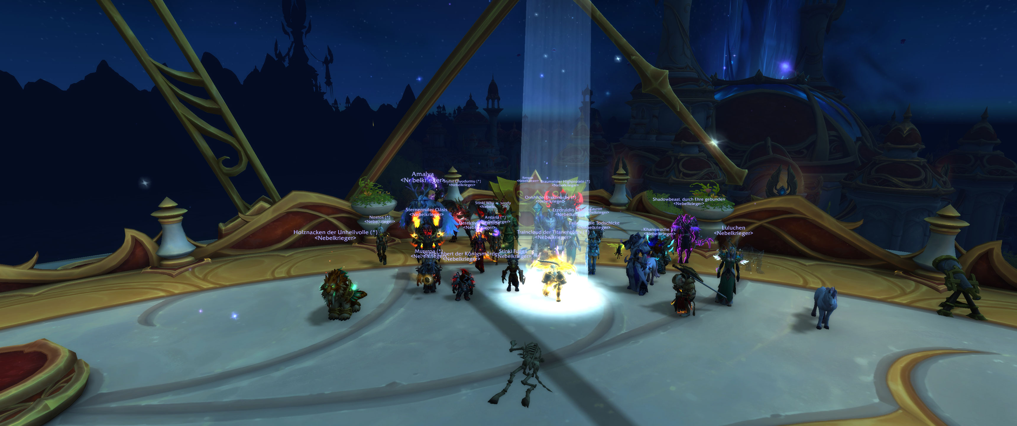 Das einzig Leere war am Ende...